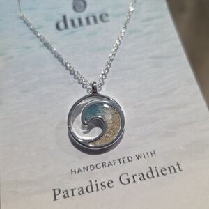 Dune Paradise Gradient Sand Wave Necklace